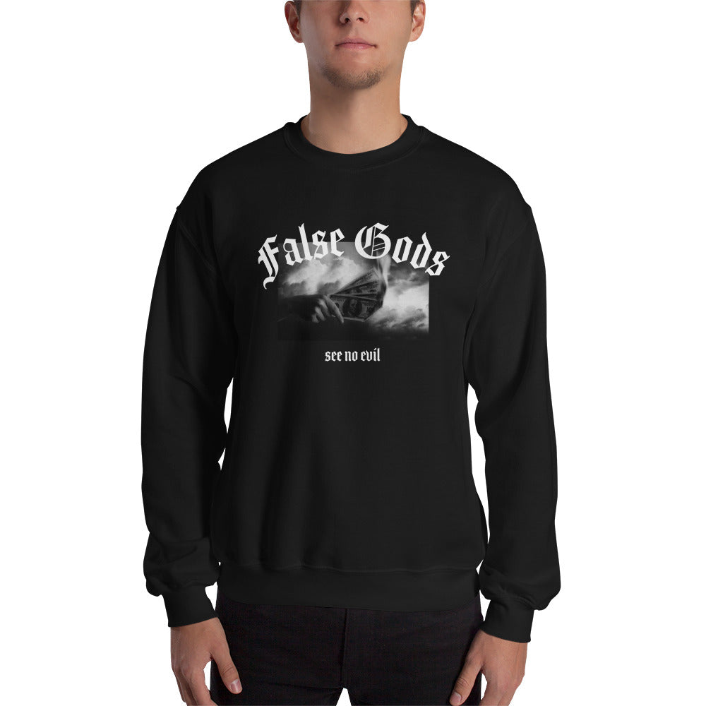 IN GOD WE TRUST SWEATSHIRT - SEE NO EVIL CLOTHING